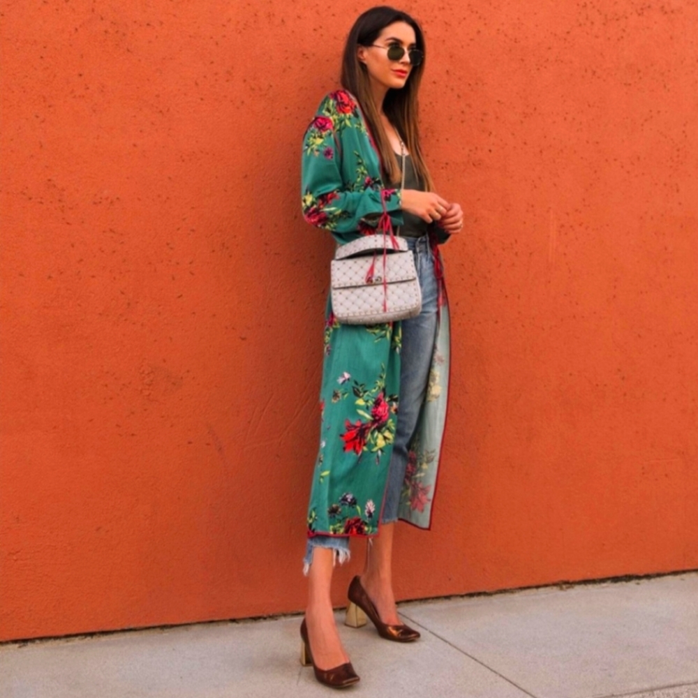 Free People Kimono Robe Duster
